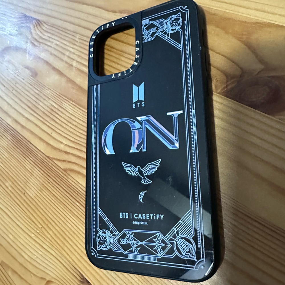 iPhone 12 casetify case - BTS collab. ON edition.
